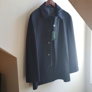 Mens Lauren Ralph Lauren Black Overcoat